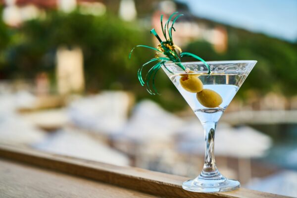 Close-Up Photo of Martini With Olives